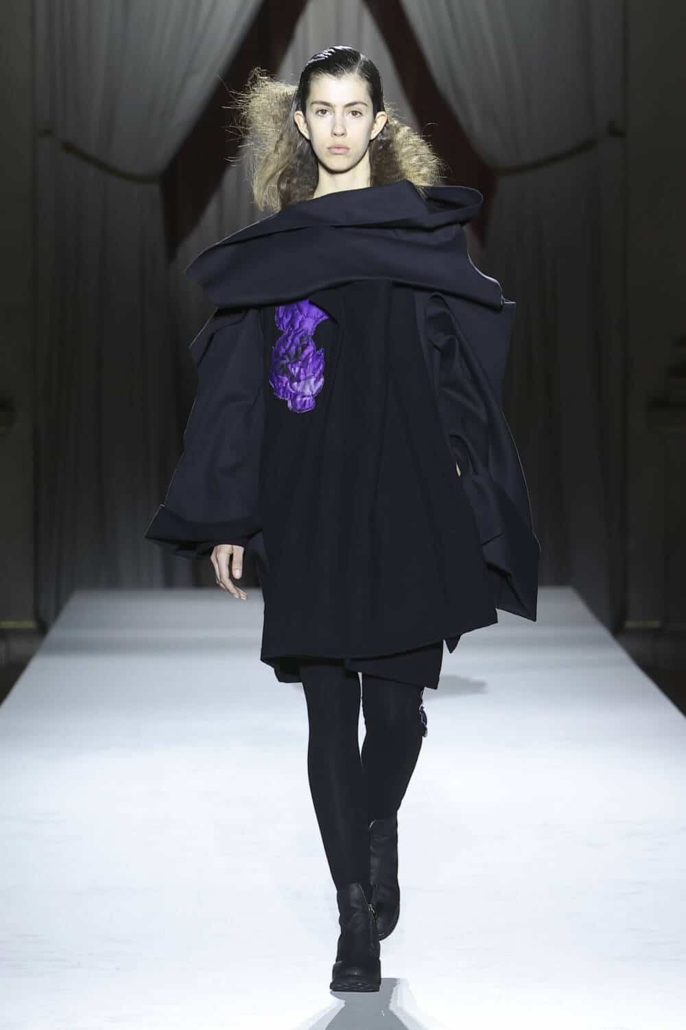 Yohji Yamamoto Femme AW2003 ベロア切替 ポンチョ Yohji Yamamoto Femme AW2003 ベロア切替 ポンチョの通販はau PAY